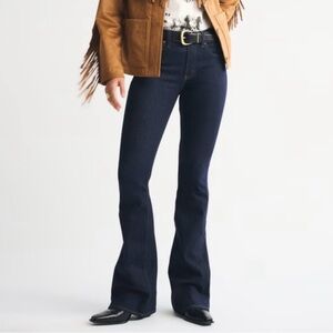 Abercrombie & Fitch Women's Dark Blue Jeans